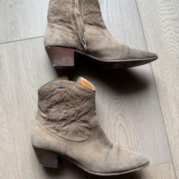 Saint Laurent Rock Suede 41 Western Boot - Picture 3 of 7